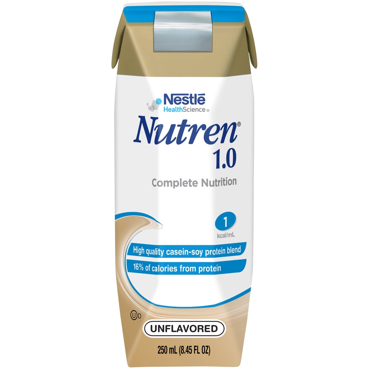 Nutren 1.0 Malnutrition Unflavored Liquid Ready To Drink Formula; 8.45 Fluid Ounce; 24 Per Case - High Mart Wholesale