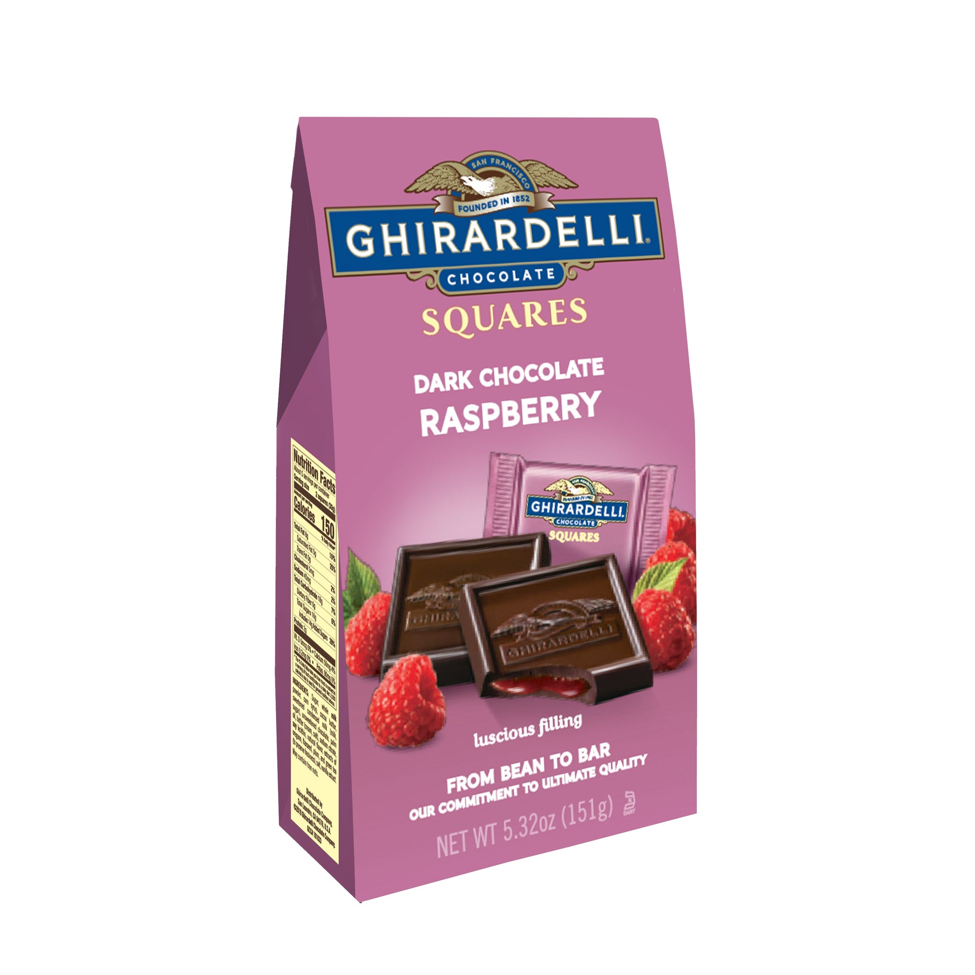 Ghirardelli Dark Chocolate With Raspberries; 5.32 Ounces; 6 Per Case - High Mart Wholesale
