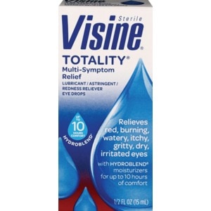 Visine Red Eye Comfort Total; 0.5 Fluid Ounces; 3 Per Box; 12 Per Case