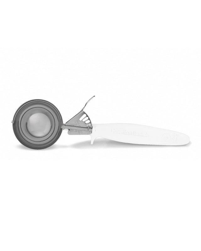 Hamilton Beach 4.66 Ounce Microban Stainless Steel Ergogrip White Disher; 1 Each