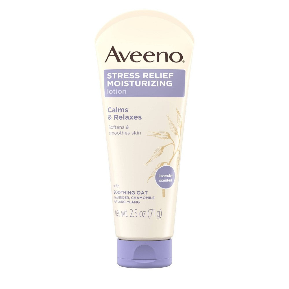 Aveeno Stress Relief Lotion; 2.5 Ounces; 3 Per Box; 4 Per Case - High Mart Wholesale