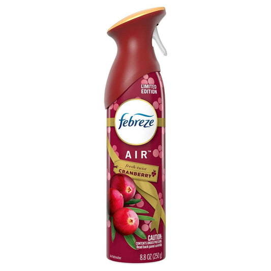 Febreze Cranberry Twist Air Freshener Spray; 8.8 Ounces; 6 Per Case