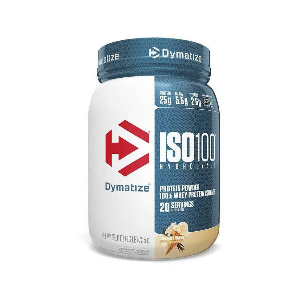 Dymatize Iso 100 Twenty Server Gourmet Vanilla; 1.3 Pound; 3 Per Case - High Mart Wholesale