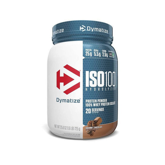 Dymatize Iso 100 Twenty Server Gourmet Chocolate; 1.4 Pound; 3 Per Case - High Mart Wholesale