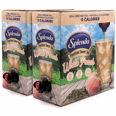 Splenda Sweet Tea White Peach Green Tea; 1 Gallon; 2 Per Case - High Mart Wholesale