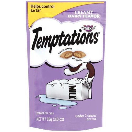 Whiskas Temptations Cat Treats Creamy Dairy Flavor; 3 Ounce; 12 Per Case - High Mart Wholesale