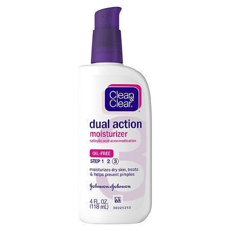 Clean & Clear Dual Action Oil Free Moisturizer; 4 Fluid Ounce; 3 Per Box; 8 Per Case - High Mart Wholesale