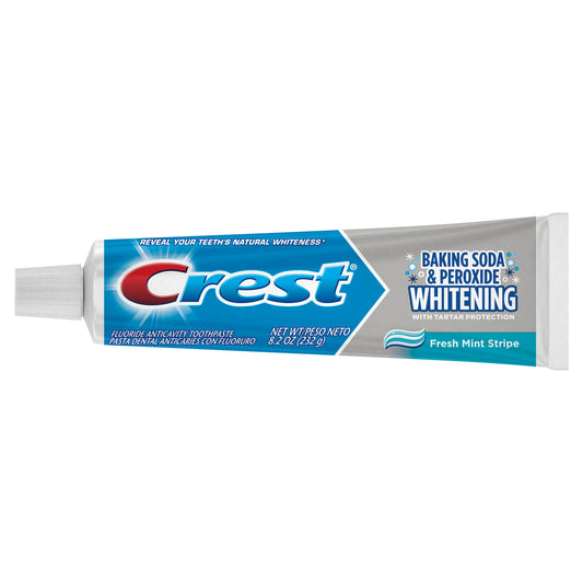 Crest Toothpaste Baking Soda & Peroxide Fresh Mint; 8.2 Ounce; 12 Per Box; 2 Per Case