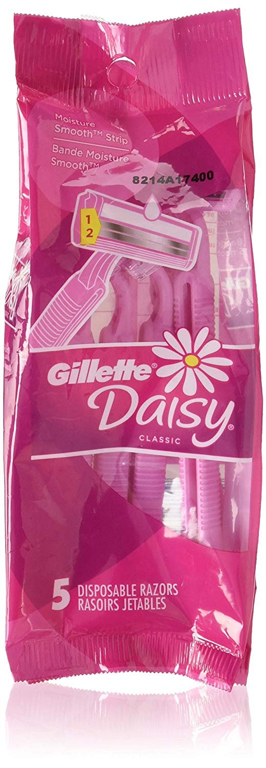 Gillette Razor Daisy Classic; 5 Count; 6 Per Box; 6 Per Case - High Mart Wholesale