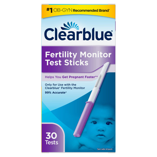 Clearblue Fertility Monitor Test Stick; 30 Count; 6 Per Case - High Mart Wholesale