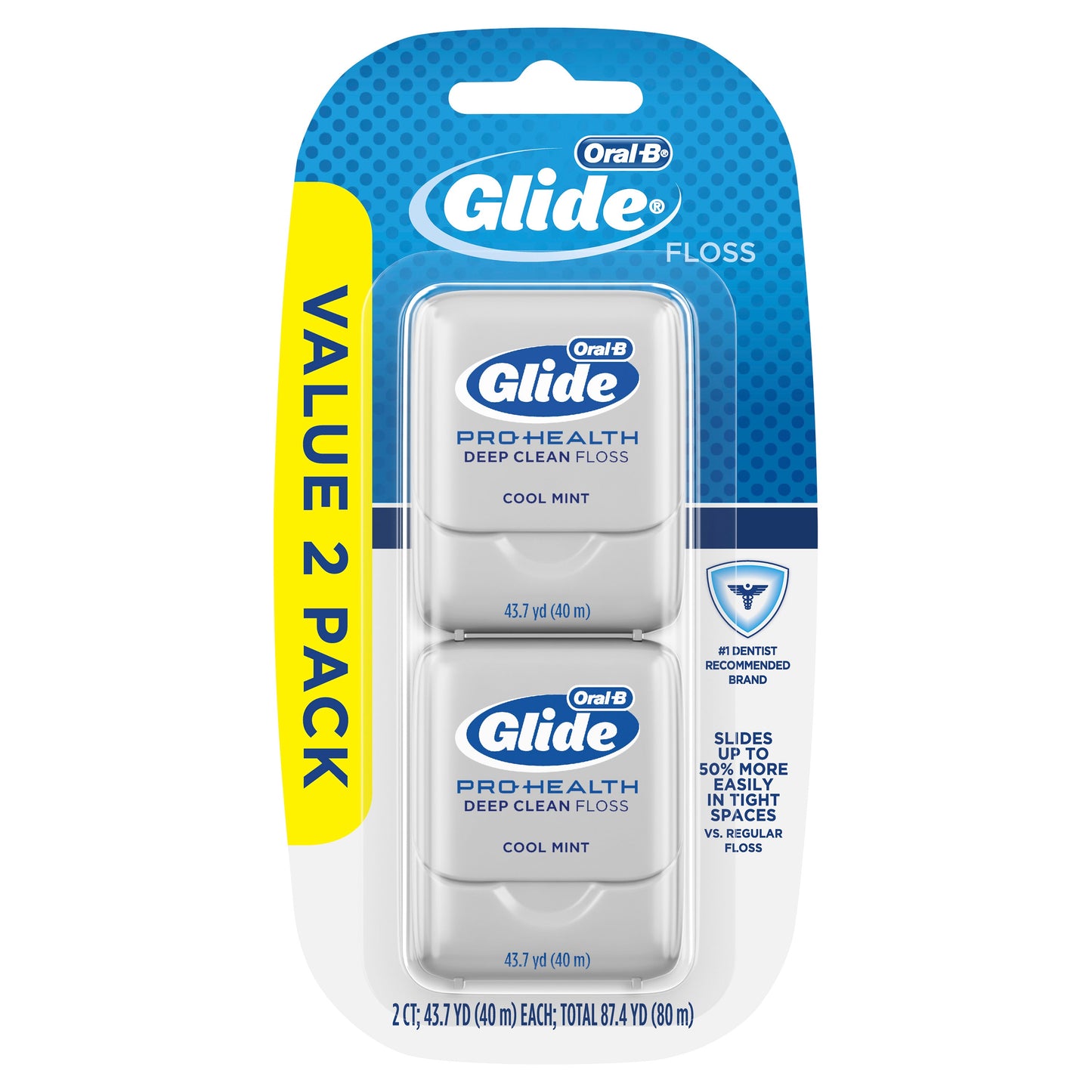 Glide Deep Clean Mint 87.4 Yarddental Floss; 87.4 Yard; 6 Per Box; 8 Per Case