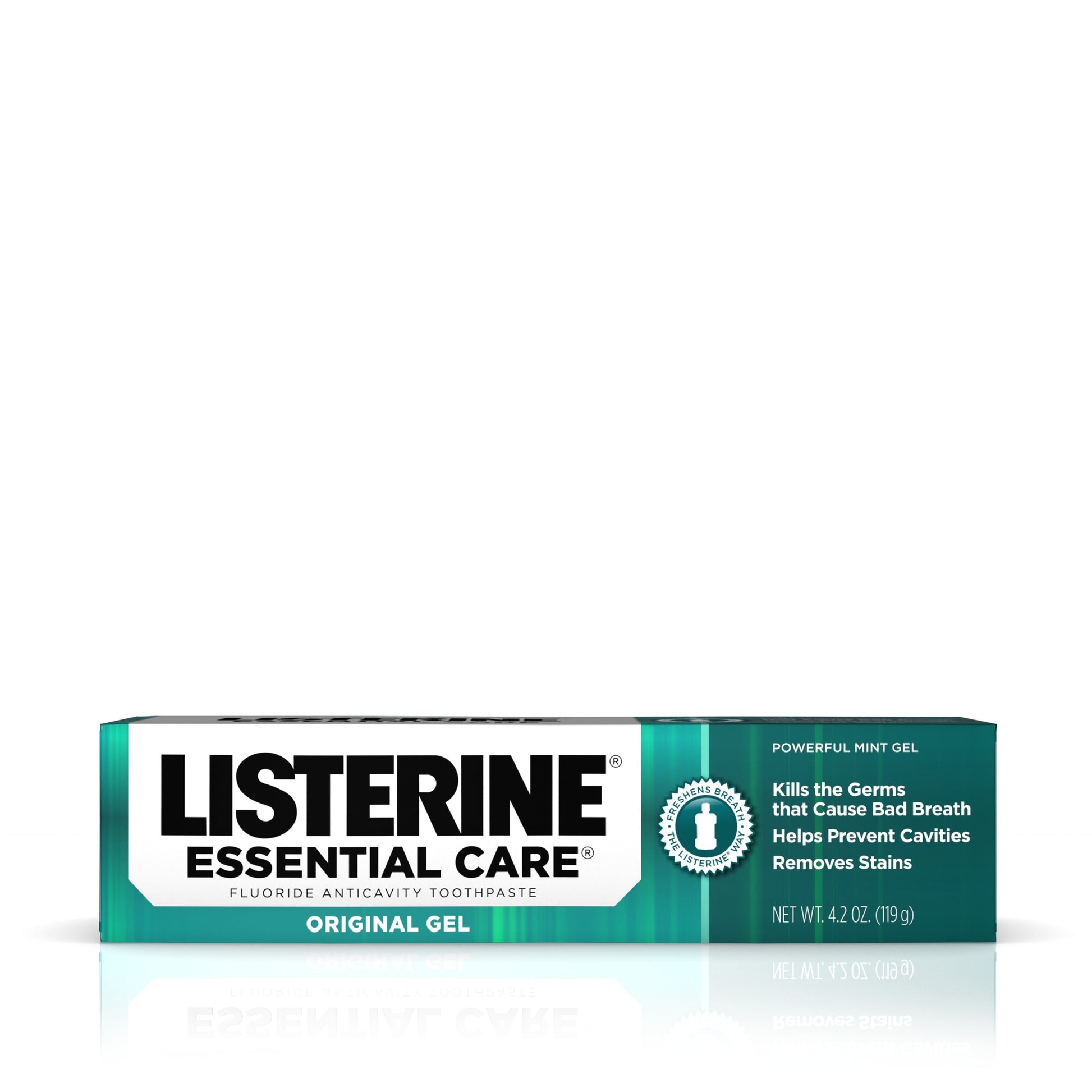 Listerine Essential Care Original Gel Toothpaste; 4.2 Ounces; 6 Per Box; 4 Per Case - High Mart Wholesale