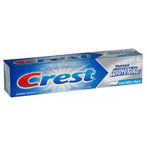 Crest Toothpaste Tarter Protection Whitening Cool Mint; 8.2 Ounces; 12 Per Box; 2 Per Case