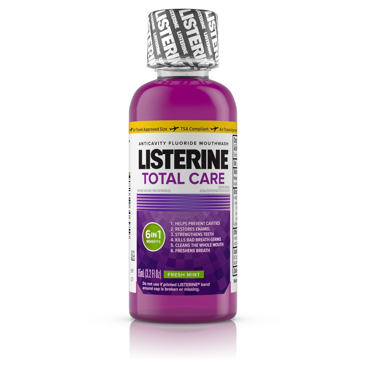 Listerine Total Care Freshmint Mouthwash; 95 Milliliter; 12 Per Box; 2 Per Case - High Mart Wholesale