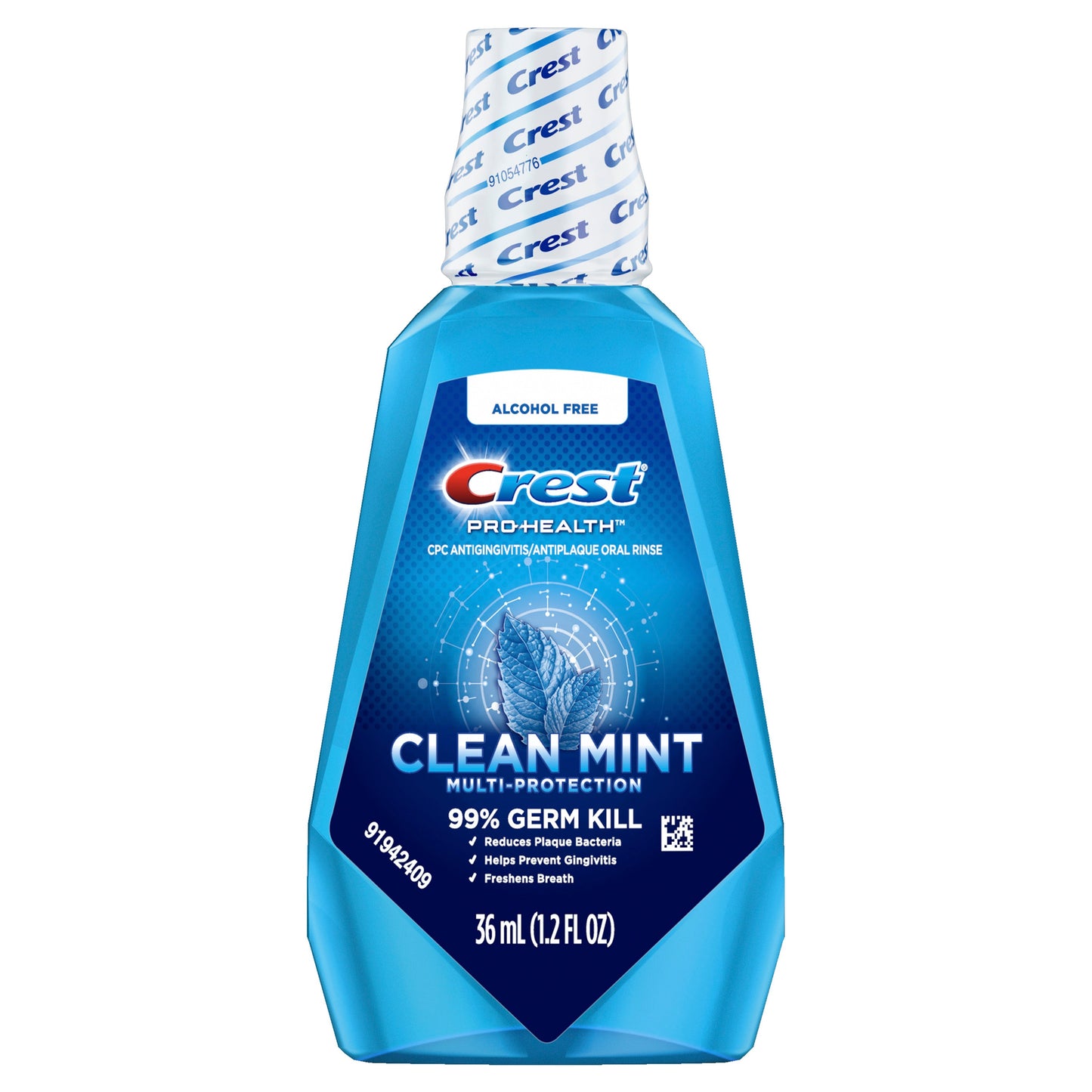 Crest Pro Health Multi-Protection Clean Mint Mouthwash; 1.22 Fluid Ounces; 48 Per Case