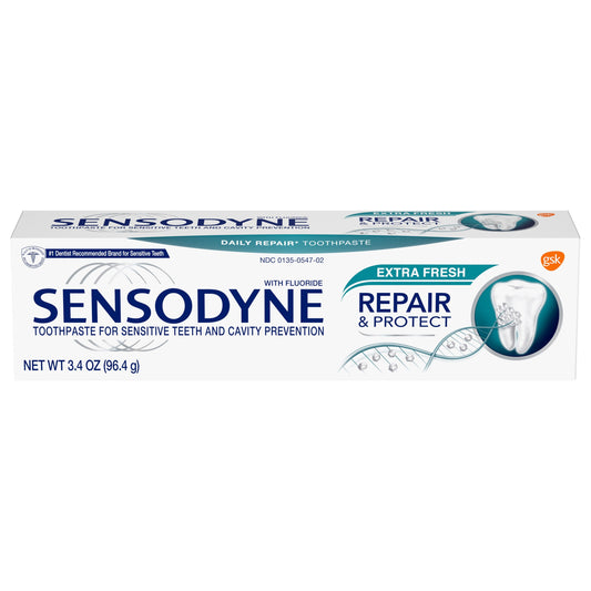 Sensodyne Repair & Protect; 3.4 Ounce; 6 Per Box; 2 Per Case