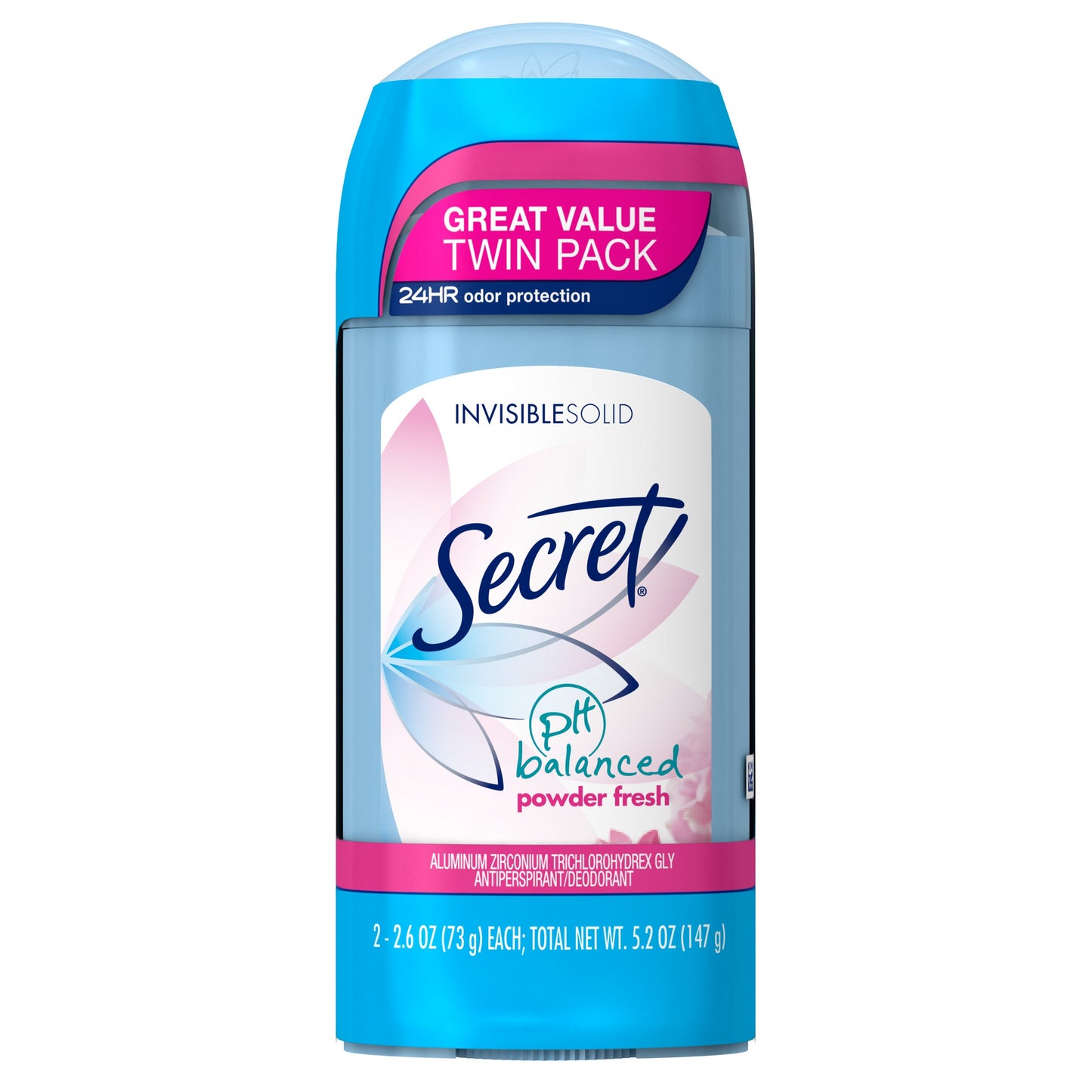 Secret Deodorant For Women Invisible Solid Powder Fresh; 5.2 Ounce; 3 Per Box; 2 Per Case