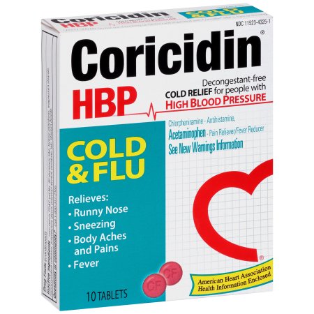 Coricidin Cold & Flu; 10 Piece; 6 Per Box; 6 Per Case