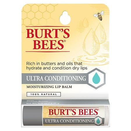 Burt's Bees Lip Balm Ultra Conditioning Blister; 0.15 Ounces; 6 Per Box; 8 Per Case - High Mart Wholesale