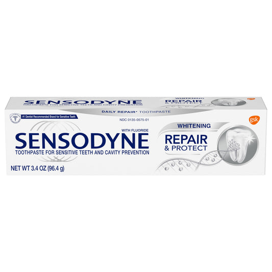 Sensodyne Repair & Protect Whitening; 3.4 Ounce; 6 Per Box; 2 Per Case