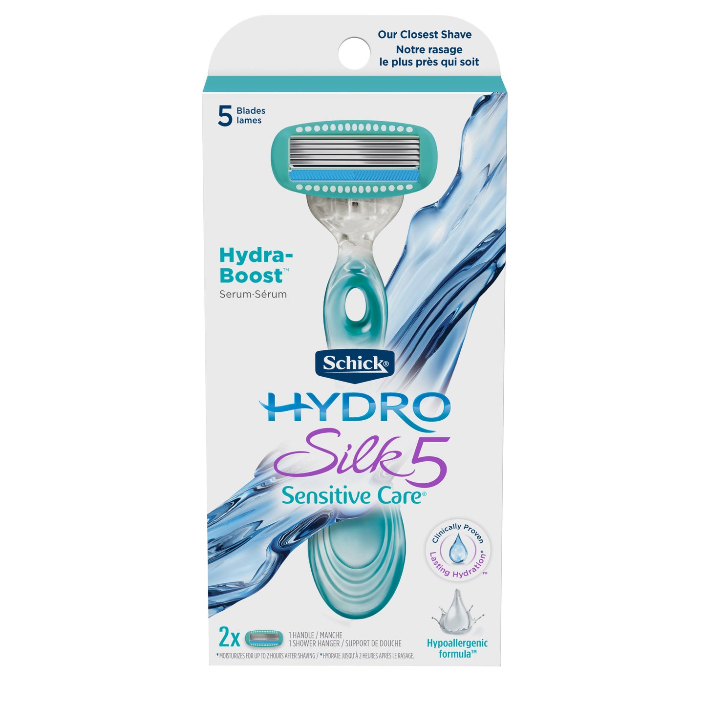 Schick Hydro Silk Sensitive Woman's Razor; 1 Each; 3 Per Box; 4 Per Case - High Mart Wholesale