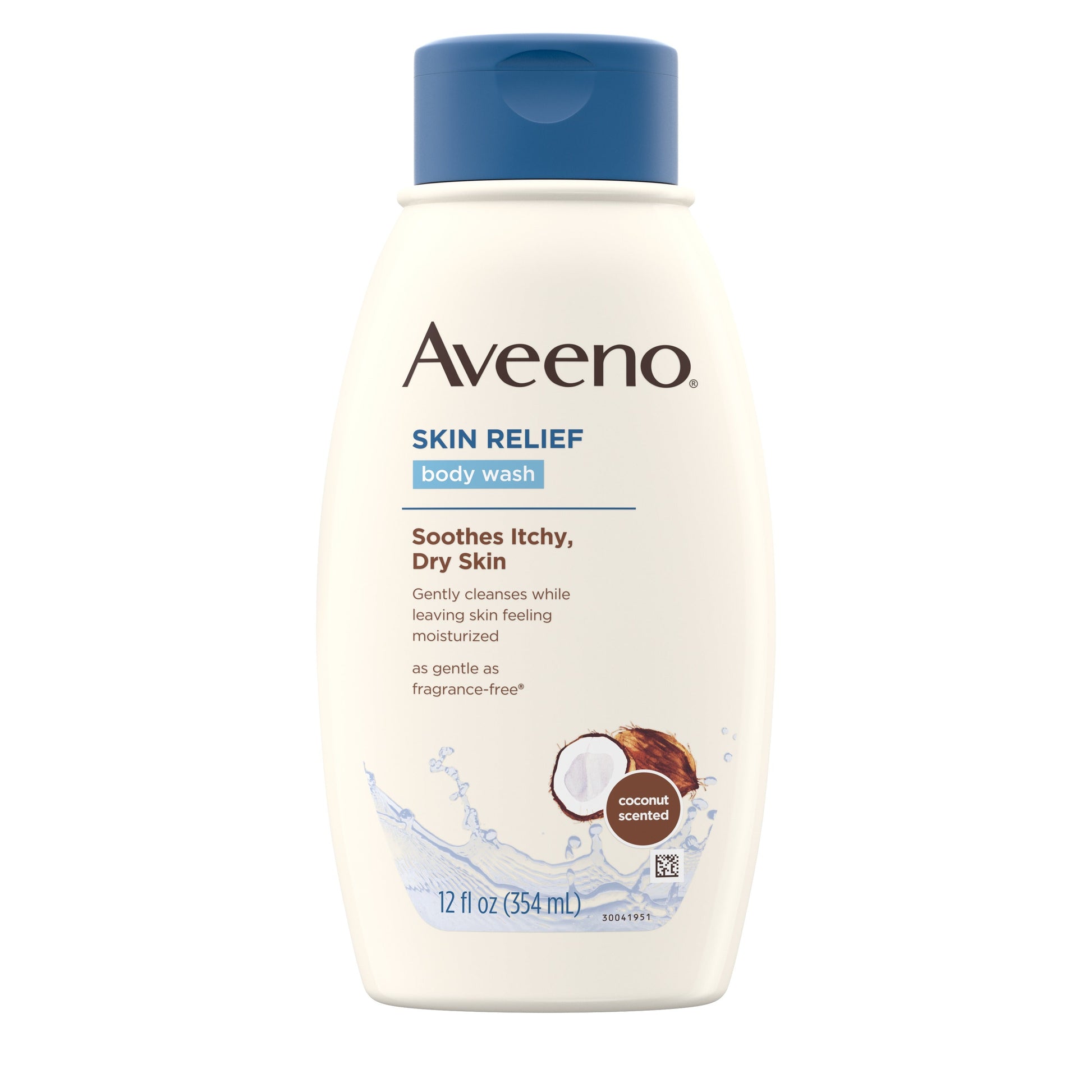 Aveeno Coconut Skin Relief Body Wash; 12 Fluid Ounces; 3 Per Box; 4 Per Case - High Mart Wholesale