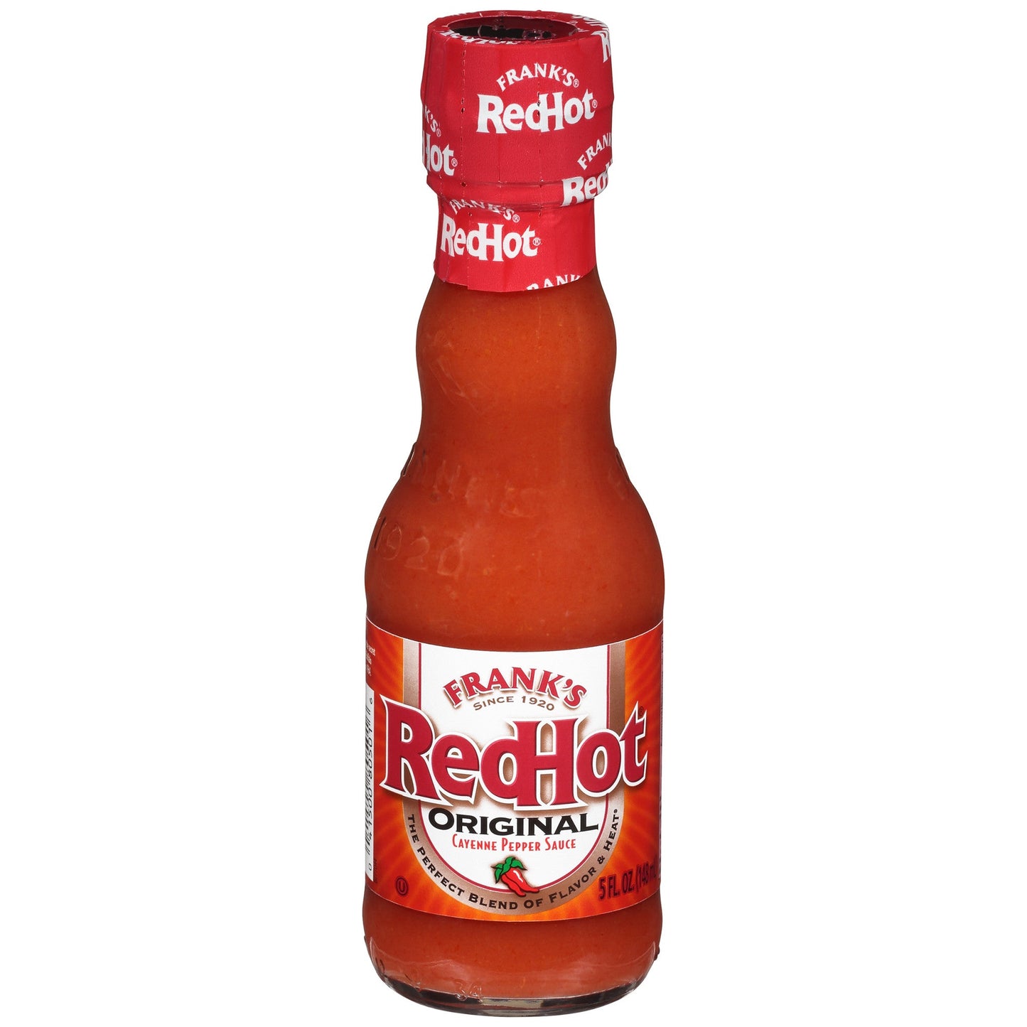 Frank's Redhot Original Cayenne Pepper Hot Sauce Bottle; 5 Fluid Ounce; 24 Per Case - High Mart Wholesale