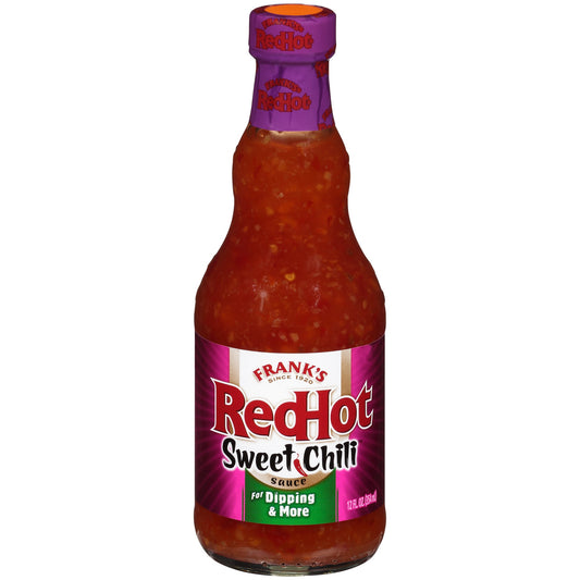 Frank's Redhot Sweet Chili Hot Sauce Bottle; 12 Fluid Ounce; 12 Per Case