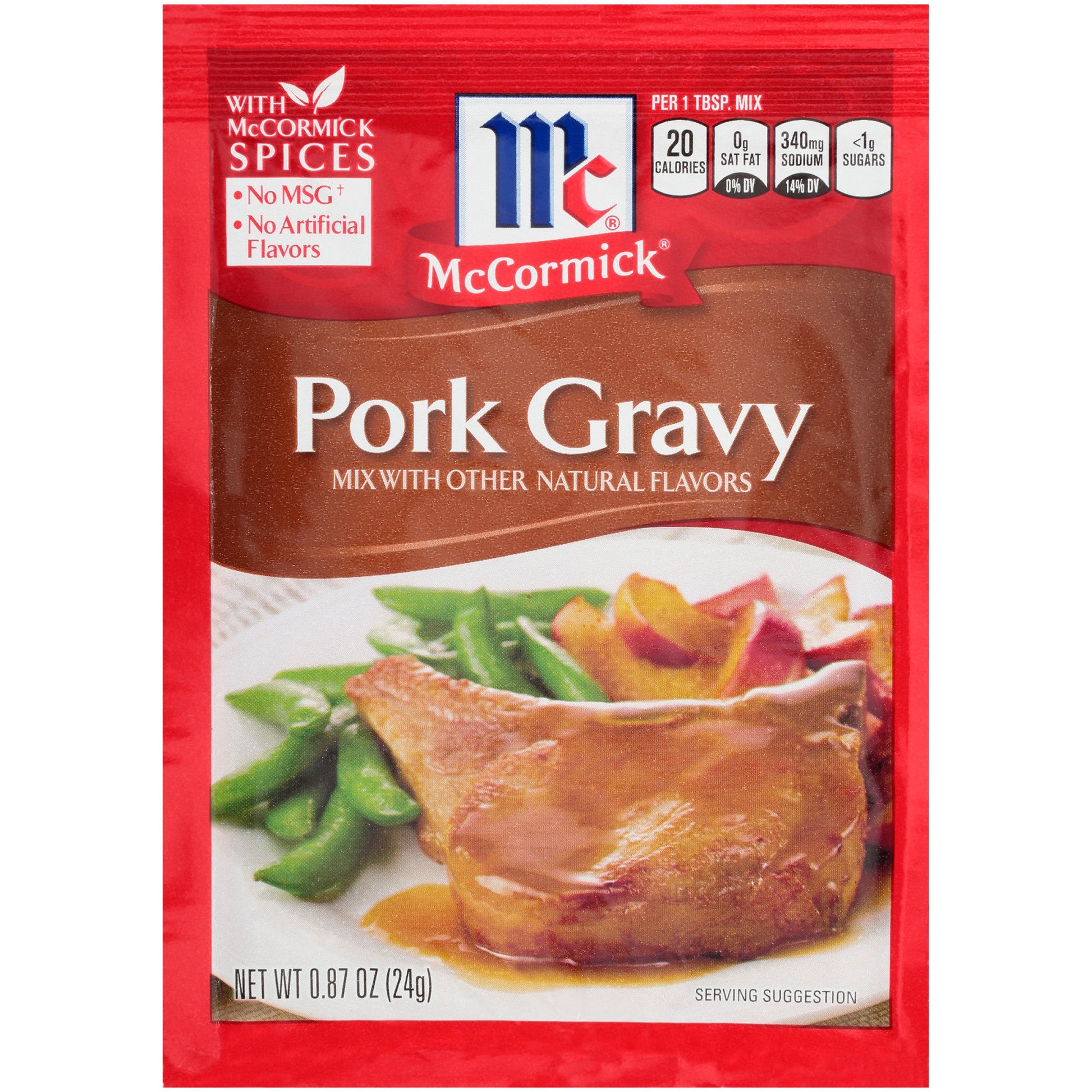 Mccormick Pork Gravy Mix 0.87; 0.87 Ounces; 12 Per Case - High Mart Wholesale