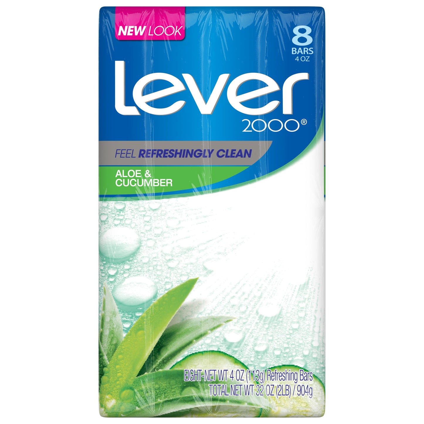 Lever 2000 Bar Soap Aloe & Cucumber; 32 Ounces; 6 Per Case
