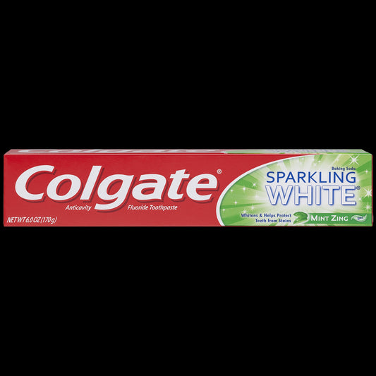 Colgate Toothpaste Whitening Sparkling White; 6 Ounces; 6 Per Box; 4 Per Case