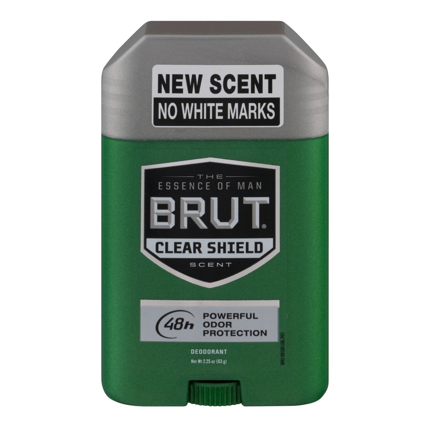 Brut Clear Shield Deodorant Solid; 2.25 Ounces; 3 Per Box; 4 Per Case - High Mart Wholesale