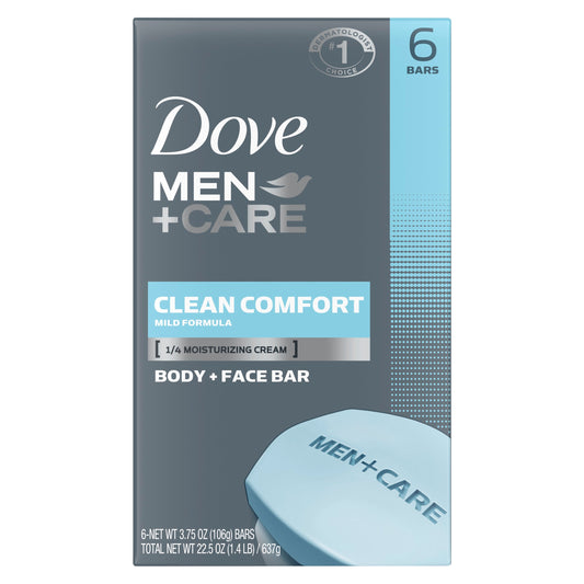 Dove Men+Care Clean Comfort Bar Soap; 22.5 Ounces; 12 Per Case