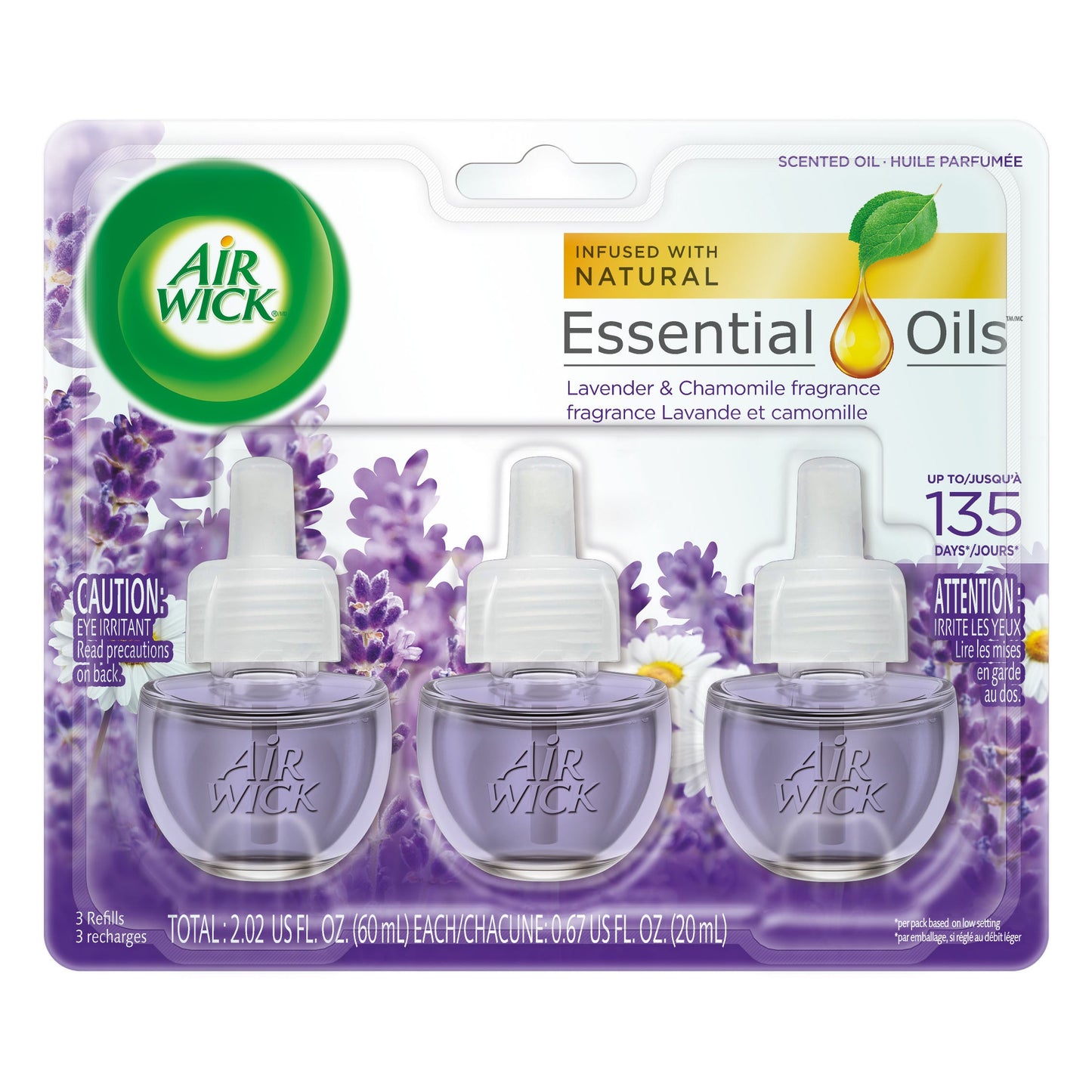 Airwick Scented Oil Refill Lavender & Chamomile; 0.67 Fluid Ounces; 6 Per Case - High Mart Wholesale