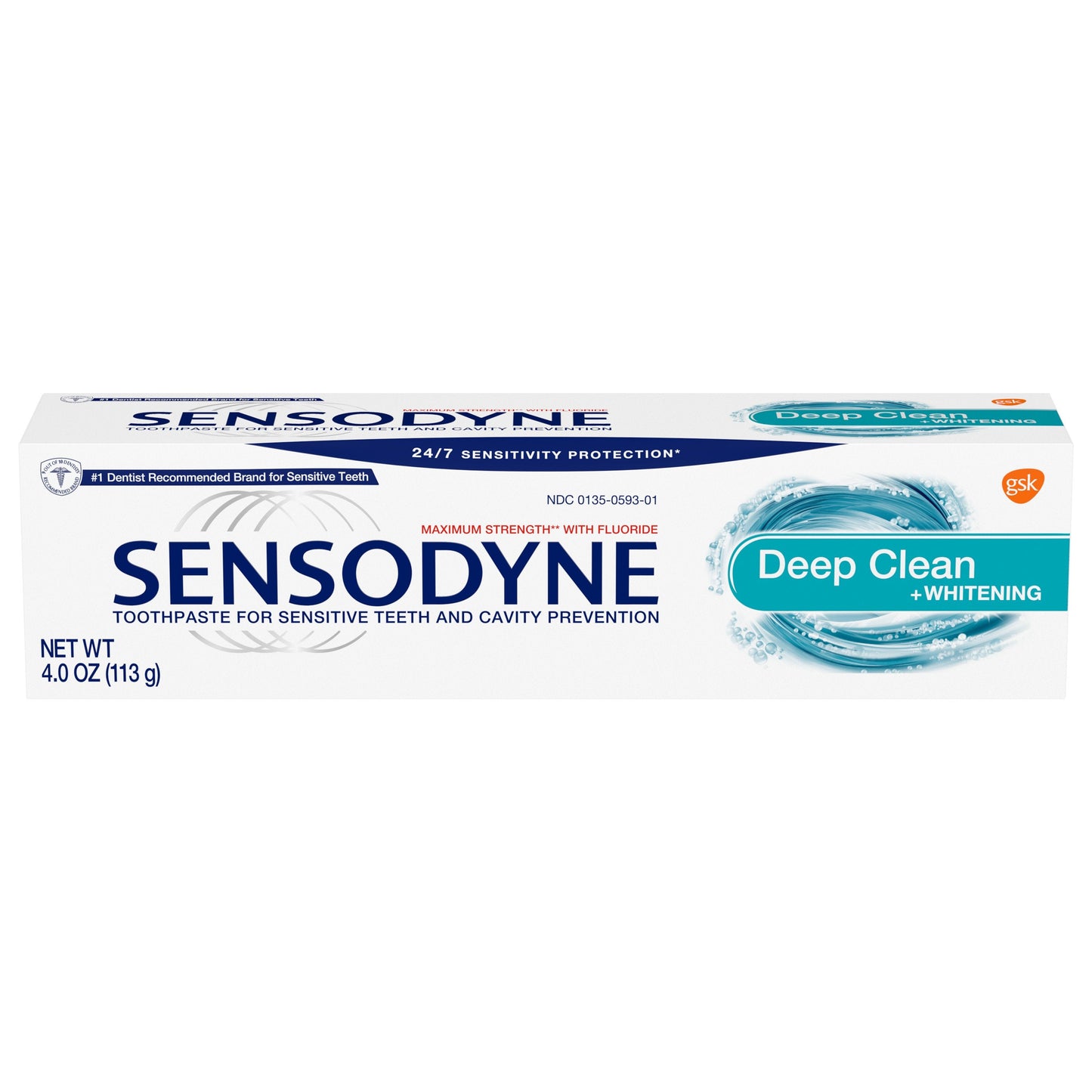 Sensodyne Deep Clean Toothpaste; 4 Ounces; 12 Per Case