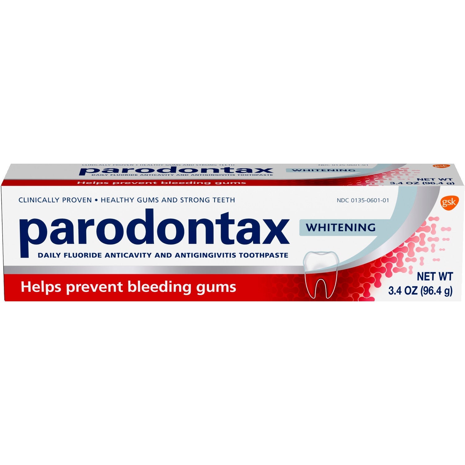 Parodontax Whitening; 3.4 Ounce; 6 Per Box; 2 Per Case - High Mart Wholesale