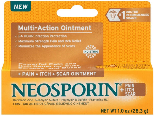 Neosporin Multi-Action Pain Itch & Scar Ointment; 1 Ounces; 6 Per Box; 4 Per Case - High Mart Wholesale