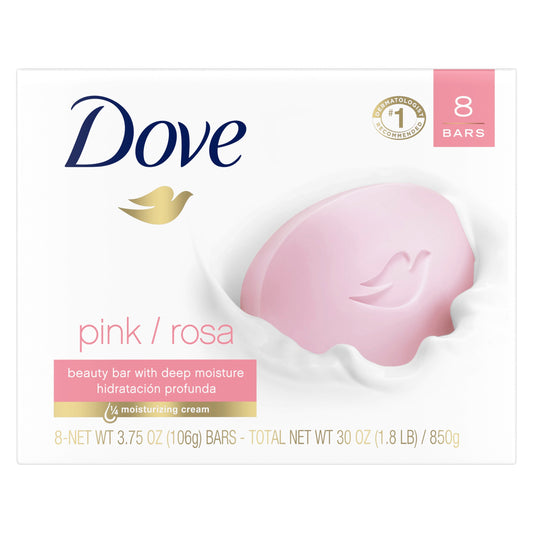 Dove Bar Soap Pink; 30 Ounce; 9 Per Case