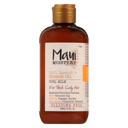 Maui Moisture Curl Quench + Coconut Oil Curl Milk; 236 Milileter; 6 Per Case