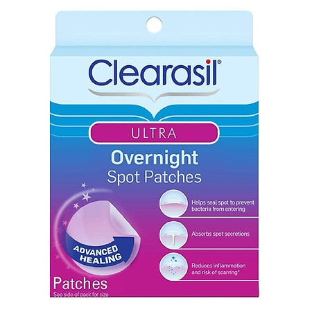 Clearasil Overnight Spot Patch; 18 Each; 4 Per Box; 12 Per Case - High Mart Wholesale