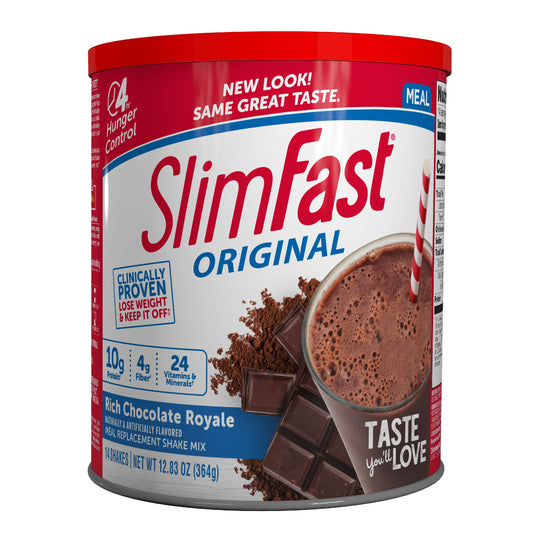 Slimfast Original Rich Chocolate Royale Powder; 12.83 Ounces; 3 Per Case