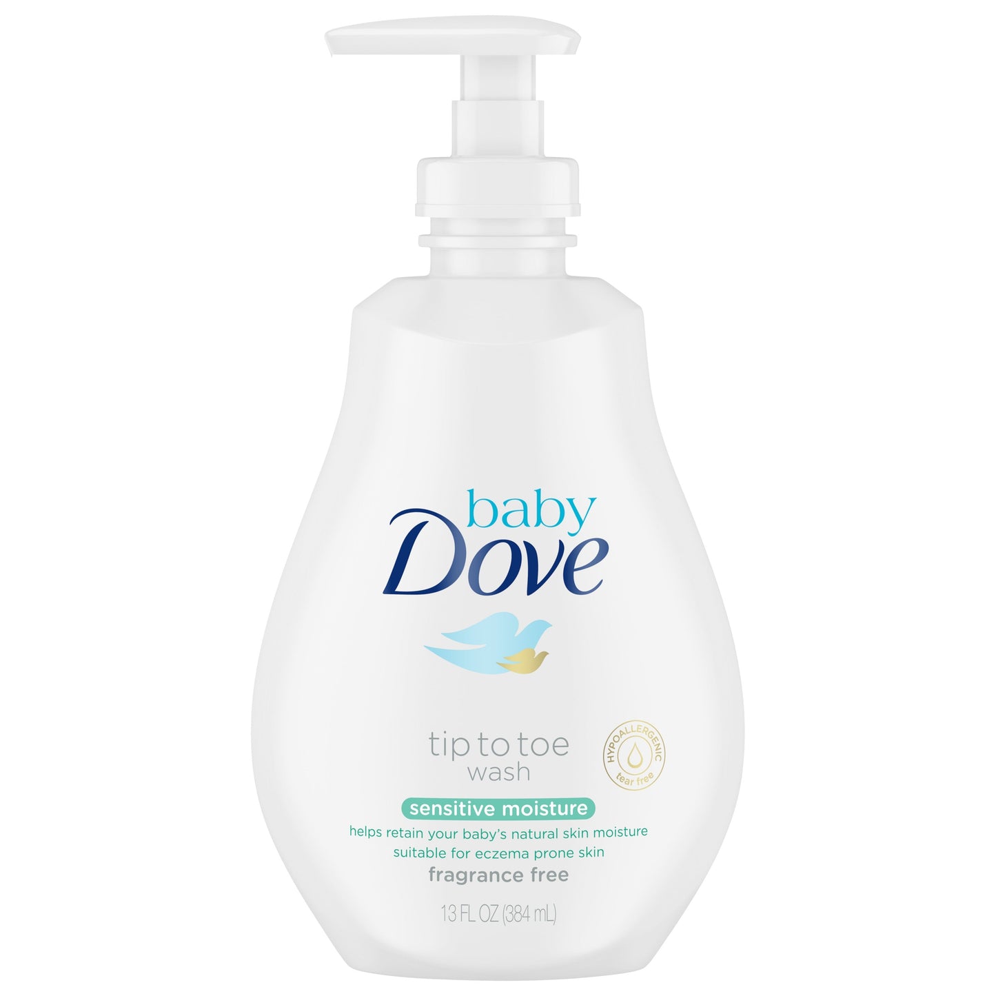 Baby Dove Tip To Toe Sensitive Moisture Body Wash; 13 Ounces; 4 Per Case