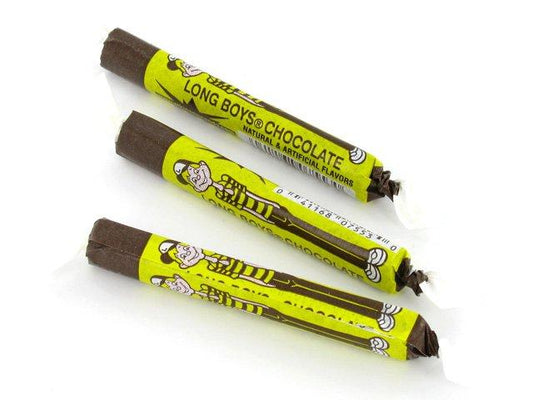 Long Boys Candy Chocolate Tub; 1; 130 Per Box; 12 Per Case
