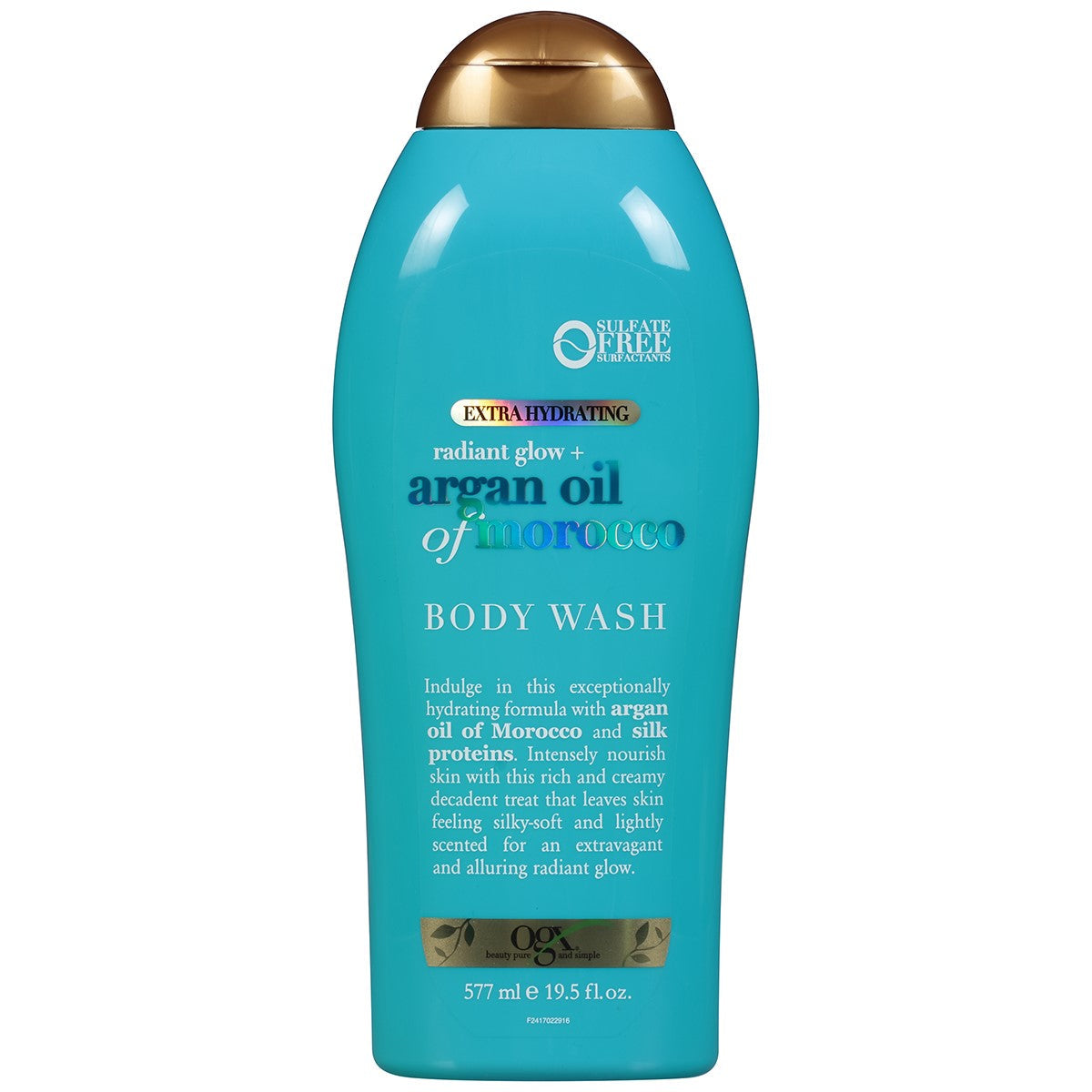 Ogx Argan Oil Body Wash; 577 Milliliter; 4 Per Case