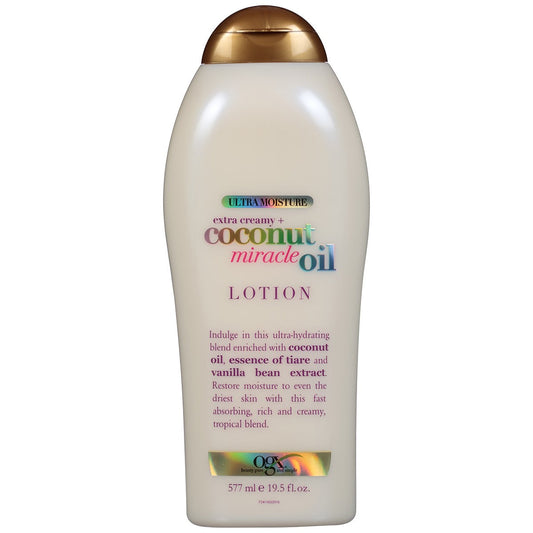 Ogx Coconut Moroccan Oil Lotion; 577 Milileter; 4 Per Case