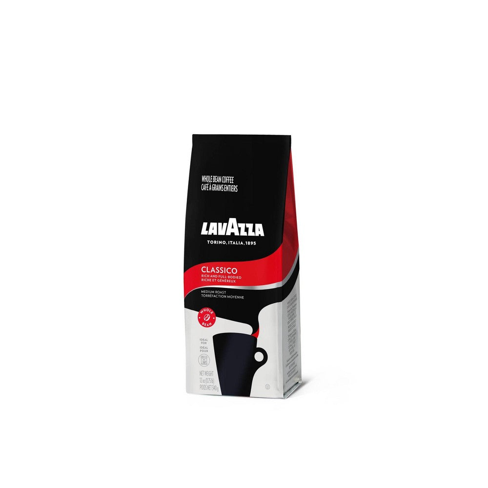 Lavazza Classico Coffee Whole Bean; 12 Ounces; 6 Per Case - High Mart Wholesale