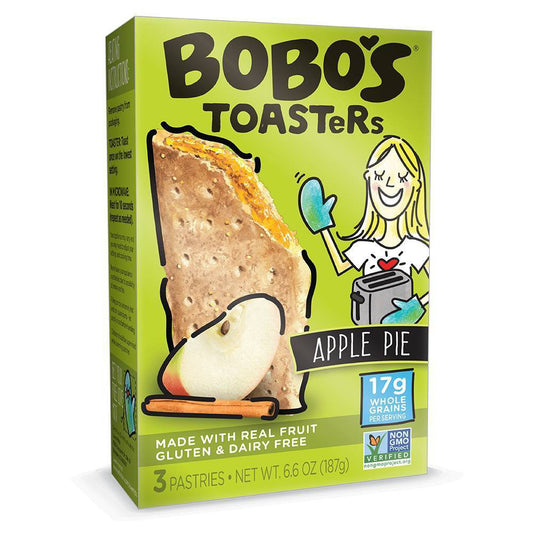 Bobo's Oat Bars Apple Pie Toaster; 6.6 Ounces; 8 Per Case - High Mart Wholesale