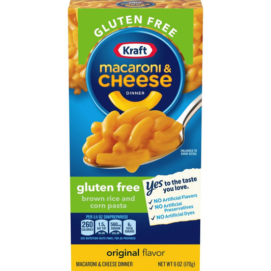 Kraft Macaroni & Cheese Gluten Free; 6 Ounces; 12 Per Case