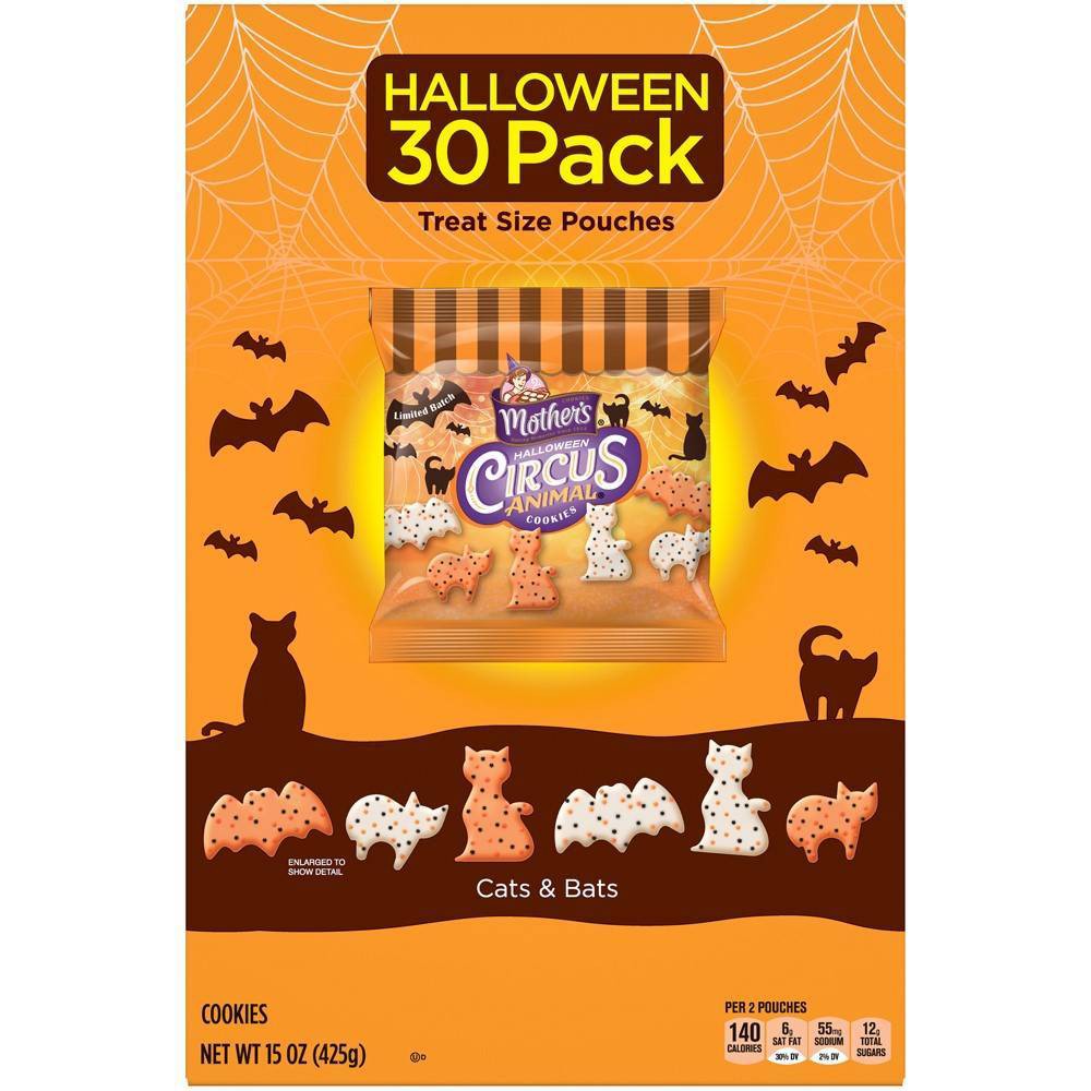 Mother's Halloween Animal Cracker; 6 Count; 30 Per Box; 1 Per Case