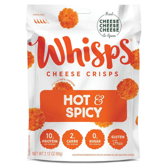 Whisps Hot & Spicy Crisps; 2.12 Ounces; 6 Per Case - High Mart Wholesale